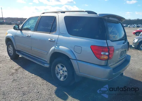 2001 Toyota Sequoia Limited V8 from USA, damaged, VIN 5TDBT48A11S003945